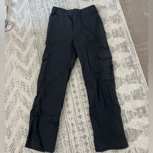 Abercrombie black cargo pants